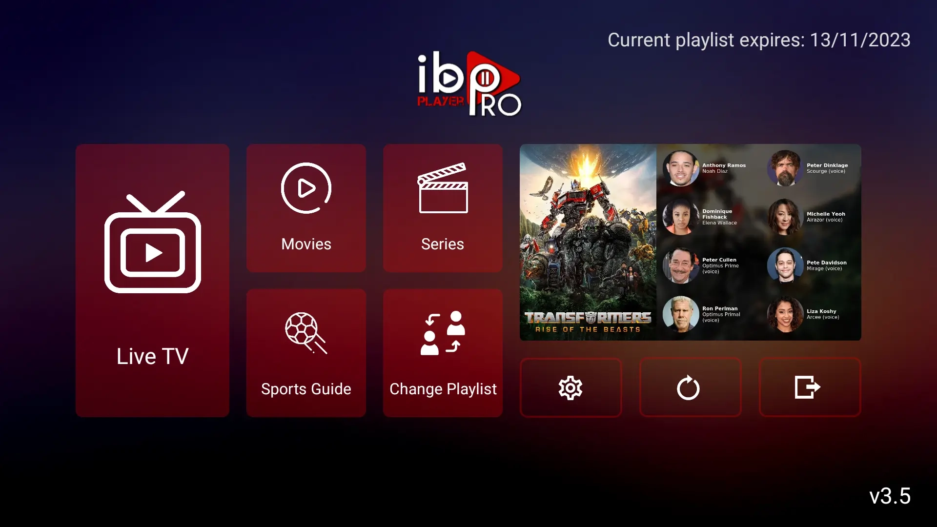IBO Player Pro 3.5 with Auto-Updating Adverts – Username/Password and QR login