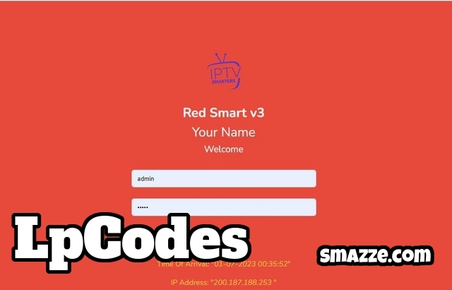 Dashboard patched 100% functional IPTV Smarters v3